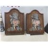 Image 1 : 2 "The Artful Dodger" Dart Board Cabinet — 28×20½×4