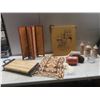 Image 1 : Ultra Cord for Macrame and Needle Point — Table Runner — Mangolear Serving Tray with Wood Surface