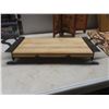 Image 3 : Ultra Cord for Macrame and Needle Point — Table Runner — Mangolear Serving Tray with Wood Surface