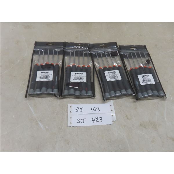 4 Torx Type Precision Screwdrivers