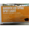 Image 3 : Set of 4 LED Garden Lights — New or Store Return