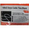 Image 2 : Zip Ties — 10 New Packages of 100 (1000 Total)