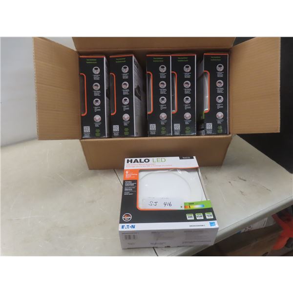 6 New Halo LED Surface Mount Downlights — 6"