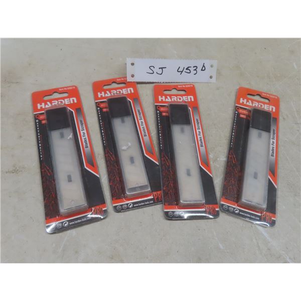 4 New Scraper Blades