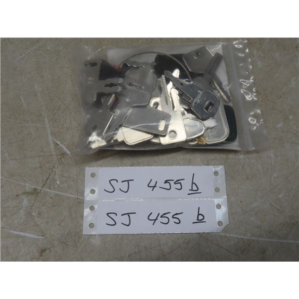 24 New Keys — Kubota, Skid Steer, Case, John Deere, and Others
