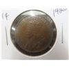 Image 2 : 4 1920 Canadian 1¢ Coins — (2) Small and (2) Large