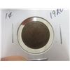 Image 6 : 4 1920 Canadian 1¢ Coins — (2) Small and (2) Large