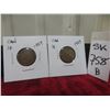 Image 1 : 2 1929 Canadian Small 1¢ Coins