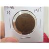 Image 7 : 3 1917 Canadian Large 1¢ Coins