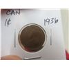 Image 3 : 2 1936 Canadian Small 1¢ Coins