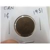 Image 3 : 5 Canadian 1¢ Coins 1931–1935