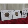 Image 1 : 2 1930 Canadian Small 1¢ Coins