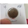 Image 5 : 2 1930 Canadian Small 1¢ Coins