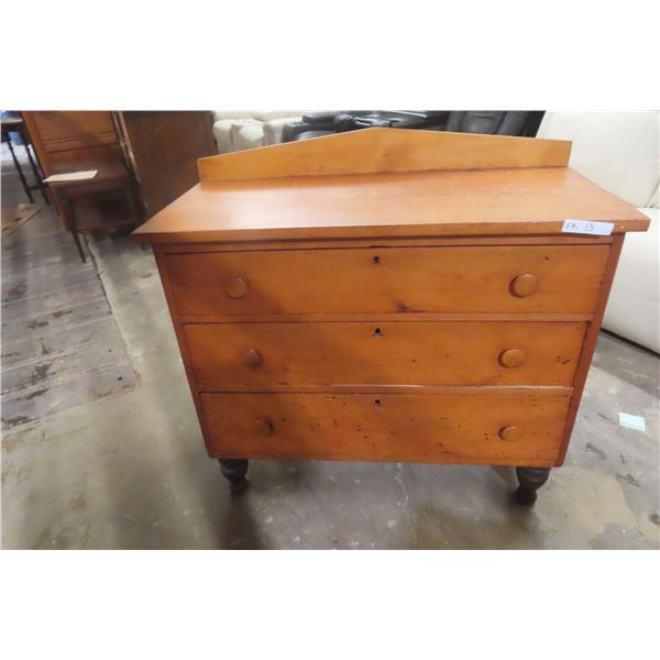 Antique Dresser – Old, Dovetail Construction, 38" × 40" × 19"