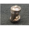 Image 10 : 3 Silver-Plated Baby Spoons, Birks Sterling Rattle and Small Salt Shaker with Damage
