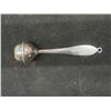 Image 2 : 3 Silver-Plated Baby Spoons, Birks Sterling Rattle and Small Salt Shaker with Damage