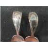 Image 6 : 3 Silver-Plated Baby Spoons, Birks Sterling Rattle and Small Salt Shaker with Damage