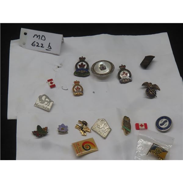 Assortment of Push-Back Pins