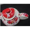 Image 7 : 2 Teapots: Pink Chintz Red Hat Society and Musical "April Love"
