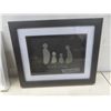 Image 3 : Framed Needlepoint (10×10") and 2 Framed Pictures (8½×10¼")