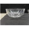 Image 3 : Crystal and Cut Glass Lot: Candle Holder, Serving Bowls, Plates, Fruit Nappies and More