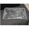Image 5 : Crystal and Cut Glass Lot: Candle Holder, Serving Bowls, Plates, Fruit Nappies and More