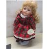 Image 13 : 3 Snow Babies, Christmas Décor: Reindeer Ribbon, Coasters, Festive Bears and Porcelain 13" Doll