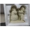 Image 7 : 3 Snow Babies, Christmas Décor: Reindeer Ribbon, Coasters, Festive Bears and Porcelain 13" Doll
