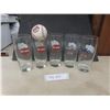 Image 1 : 5 Harley-Davidson Miller Glasses and 2001 All Star Game Northern League Memorabilia