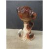 Image 6 : Shelf Décor: Ceramic Puppy, Decorative Basket, Figurines and 2 Covered Trinket Containers