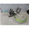 Image 1 : Sitting Couple by Austin, 9" High; Lucky Horseshoe Candle Holder and 2 Glass Serving Bowls