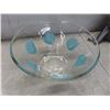 Image 6 : Sitting Couple by Austin, 9" High; Lucky Horseshoe Candle Holder and 2 Glass Serving Bowls