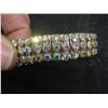 Image 11 : Fashion Jewelry: Rhinestone Bracelet, Vintage Gold-Tone Buttons, Cluster Beads/Rhinestone Necklace