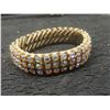 Image 8 : Fashion Jewelry: Rhinestone Bracelet, Vintage Gold-Tone Buttons, Cluster Beads/Rhinestone Necklace