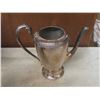 Image 16 : Silver-Plated Tea Pot, Coffee Pots, Creamers, Sugar Bowl, Candlestick Holders and Trays