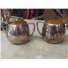 Image 6 : Silver-Plated Tea Pot, Coffee Pots, Creamers, Sugar Bowl, Candlestick Holders and Trays