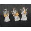 Image 5 : Christmas Décor Lot: Santa Picture (10×8), 2 Brooches, Glass Tree Ornaments and More