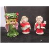 Image 7 : Christmas Décor Lot: Santa Picture (10×8), 2 Brooches, Glass Tree Ornaments and More
