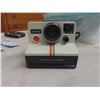 Image 2 : Vintage Electronics Lot: One-Step Polaroid Camera, Sanyo Portable AM/FM/Cassette Player
