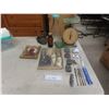 Image 1 : Vintage Lot: Universal Household Scale, Modern Dairies Milk Bottle, Marvel 2-Hole Punch