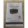 Image 4 : New Ceramic PTC Heater, 1500 Watts, with Manual