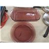 Image 4 : 14 Glass Pots & Pans, 4-Pc Stainless Frying Pan Set, Corningware Casserole Dish and 2 Pyrex Pieces