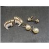 Image 3 : Jewelry Box with Vintage Earrings, Brooches, Beads, Pendants, Cuff Links and More