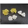 Image 4 : Jewelry Box with Vintage Earrings, Brooches, Beads, Pendants, Cuff Links and More