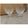 Image 3 : Crystal and Cut Glass Lot: Wine Glasses, Champagne Flutes, Sherry Glasses, Coffee Mugs