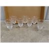 Image 4 : Crystal and Cut Glass Lot: Wine Glasses, Champagne Flutes, Sherry Glasses, Coffee Mugs