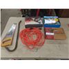 Image 1 : 2 Electric Soldering Guns, Glue Gun, Hand Saw, Crowbar and Extension Cord