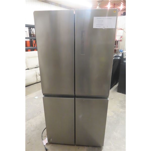 Frigidaire 35" 4-Door Fridge – Brushed Steel, Counter Depth, 17.4 Cu. Ft.