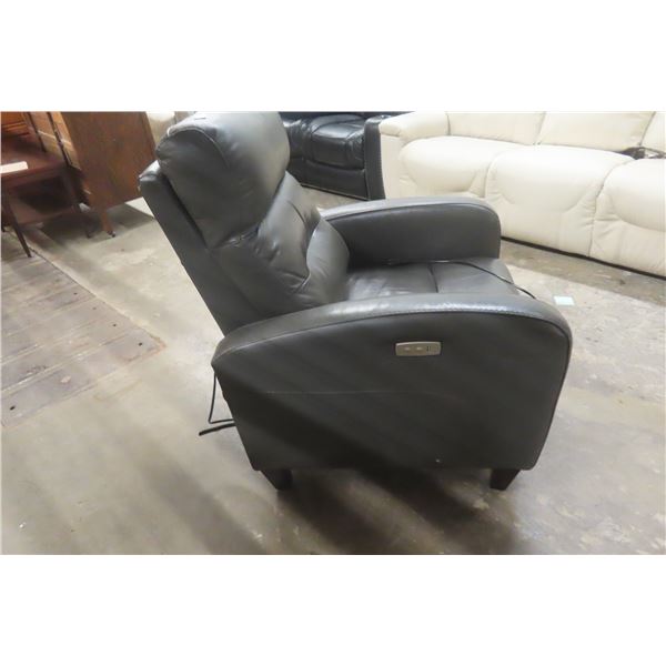 Power Leather/Leather Style Recliner