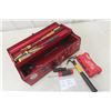Image 1 : Metal Tool Box and Hand Tools: Screwdrivers, Pliers and More